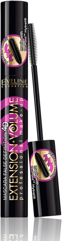 Eveline EVELINE_Extension 4D Extreme Volume Mascara Black 10ml 36887-uniw
