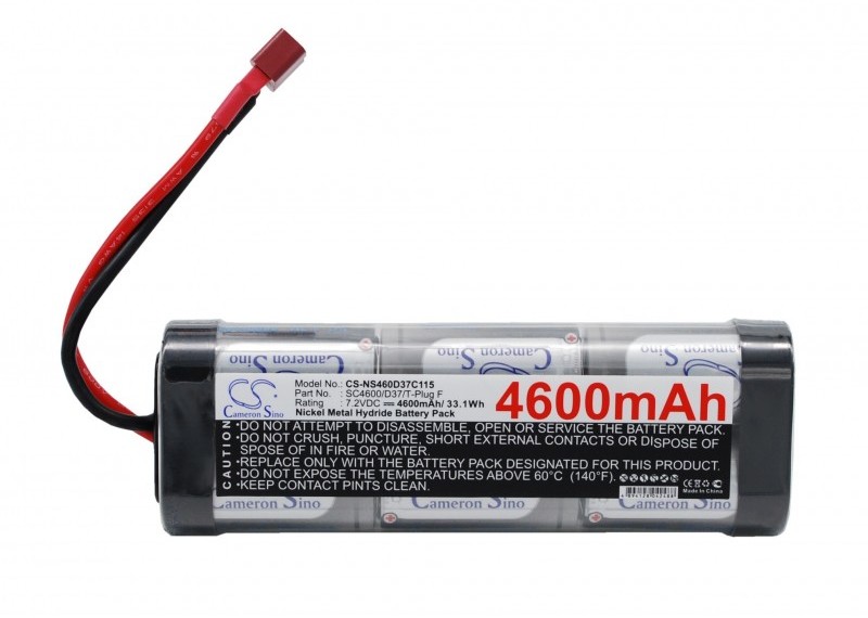 Cameron Sino 4600mAh 33.12Wh Ni-MH 7.2V 6S SC Deans T-Plug Cameron Sino)