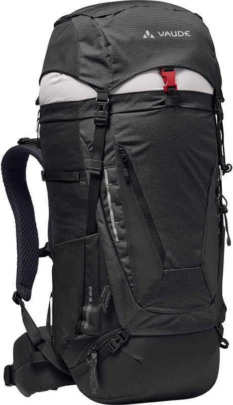 Vaude Asymmetric 42+8 Backpack, czarny 2022 Plecaki turystyczne 15944-10-O