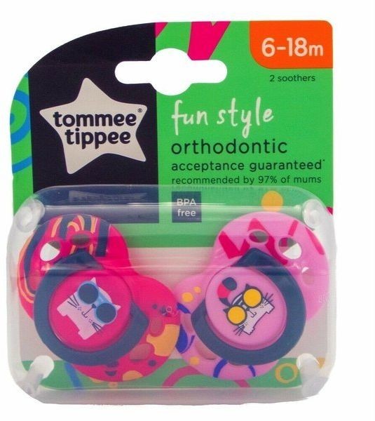 Tommee tippee Smoczek uspokajający 6-18 m Fun Style Tommee Tippee 5010415333582_