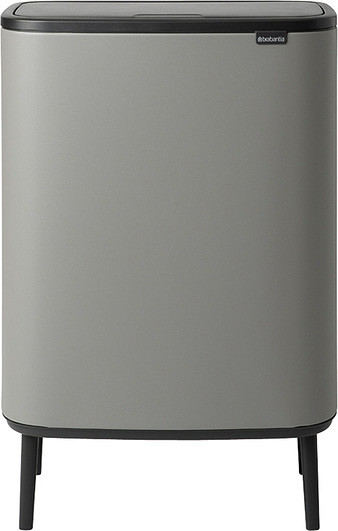 Brabantia Kosz na śmieci Bo Touch Bin Hi 2 x 30 l szary matowy 130663