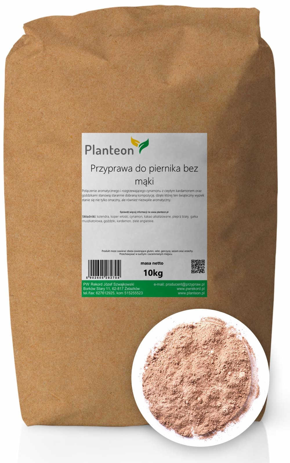 Planteon Przyprawa do piernika bez mąki 10kg 2-0101-02-7