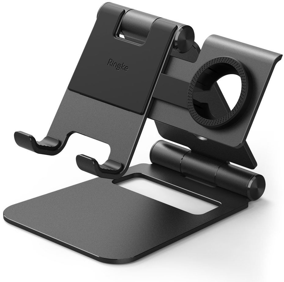 Apple Ringke Ringke Super Folding Stand składana podstawka na telefon tablet i Watch czarny (ACST0008) - Uniwersalne ACST0008