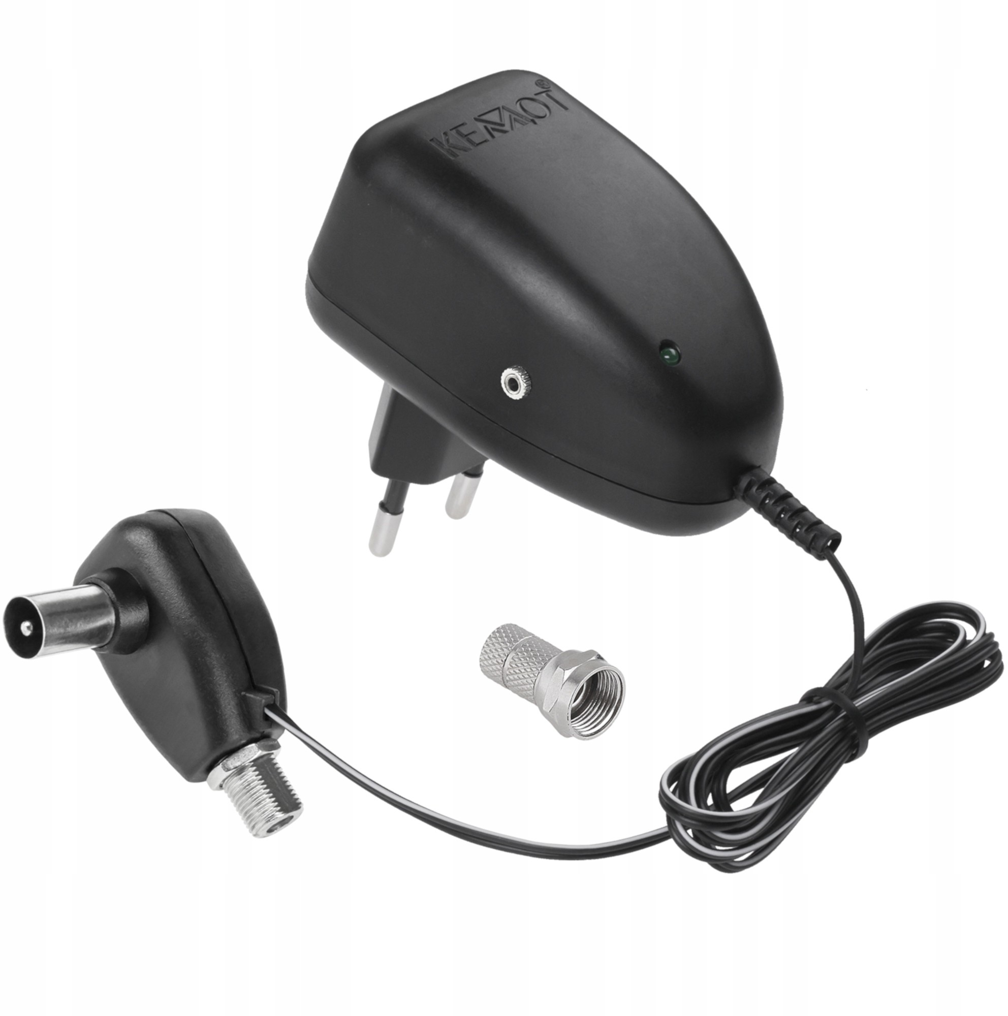 Zasilacz antenowy z gniazdem F wzmacniacz 12V