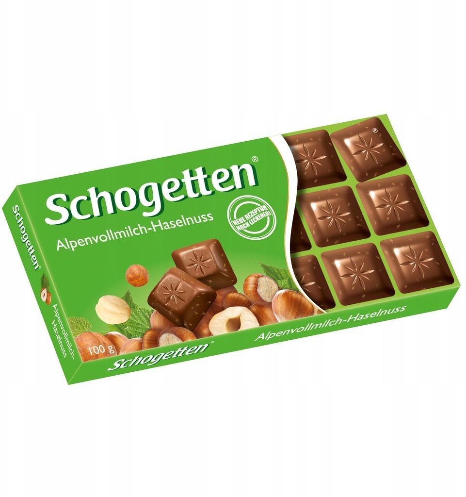 Schogetten CZEKOLADA Edel-Alpenvollmilch-Haselnuss 100G