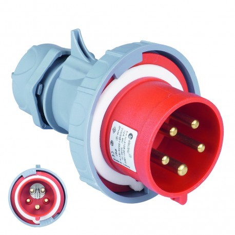 TP Electric Wtyczka przenośna zwrotnica faz 5P 16A IP67 400V 8957 3106-350-1600