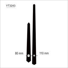 Atrix Wskazówki zegarowe duże czarne /YT94