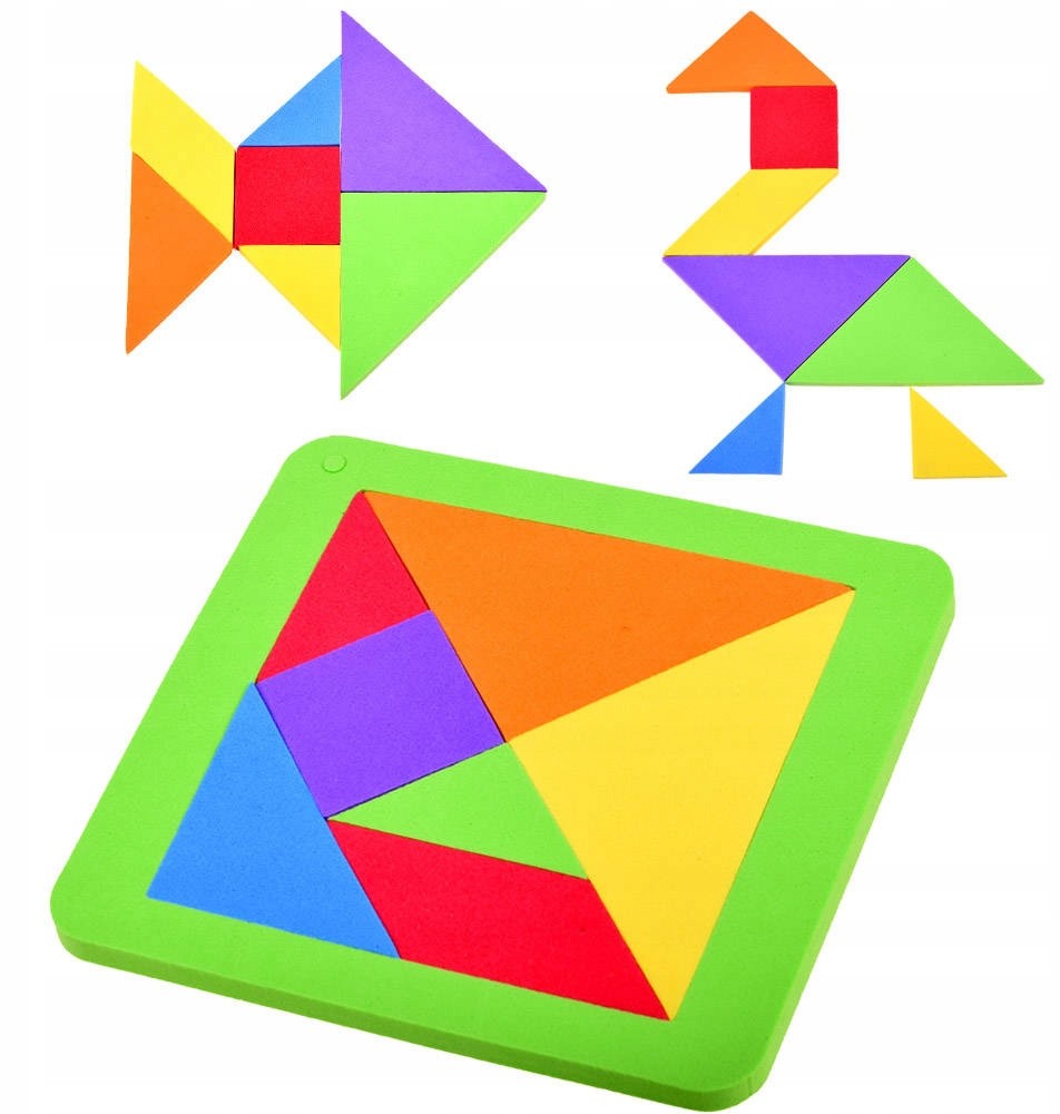 Puzzle piankowe układanka logiczna tangram ZA3343