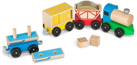 Melissa & Doug MELISSA Pociąg drewniany 10705