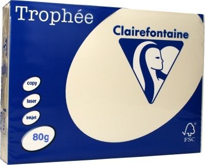 Trophee Papier ksero Trophee pastelowy piaskowy A3 80g 500 arkuszy xca31252 xca31252