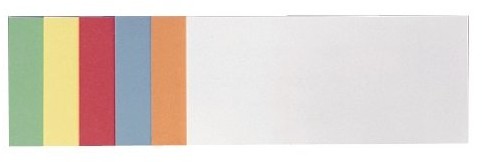 5 Star Franken karty róg/umz moderacyjna 1020 04 9,5 x 20,5 cm Żółty 500 szt., posortowany kolorami UMZH 1020 99