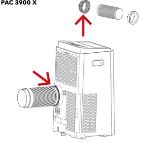 Trotec PAC 3900 X przyłącze wąż / urządzenie