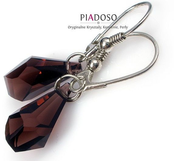 Swarovski Arande PROMOCJA! Burgund kolczyki SREBRO 1213085031