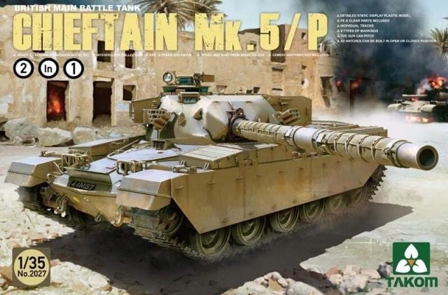 Takom Brytyjski czołg Chieftain Mk 5/P 2 In 1 Takom 2027