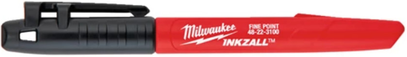 Milwaukee Czarny marker Inkzall 48223100