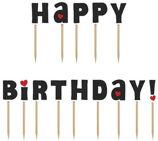 PartyDeco Szpilki drewniane 