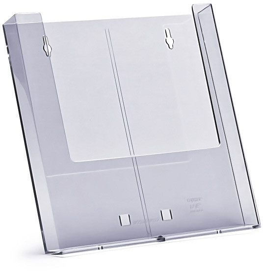 Stojak na ulotki A4 plexi odlewany do powieszenia W230