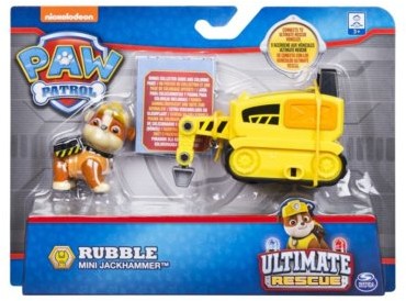Spin Master Figurka z mini pojazdem Psi Patrol Rubble + EKSPRESOWA 6044194/20101481