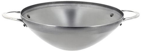 DE BUYER WOK MINERALNY ELEMENT B Z 2 UCHWYTAMI 32cm WOK MINERALNY ELEMENT B Z 2 UCHWYTAMI 32cm