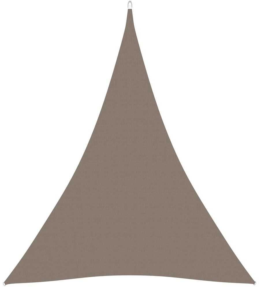 vidaXL Trójkątny żagiel ogrodowy, tkanina Oxford, 5x6x6 m, taupe 135456
