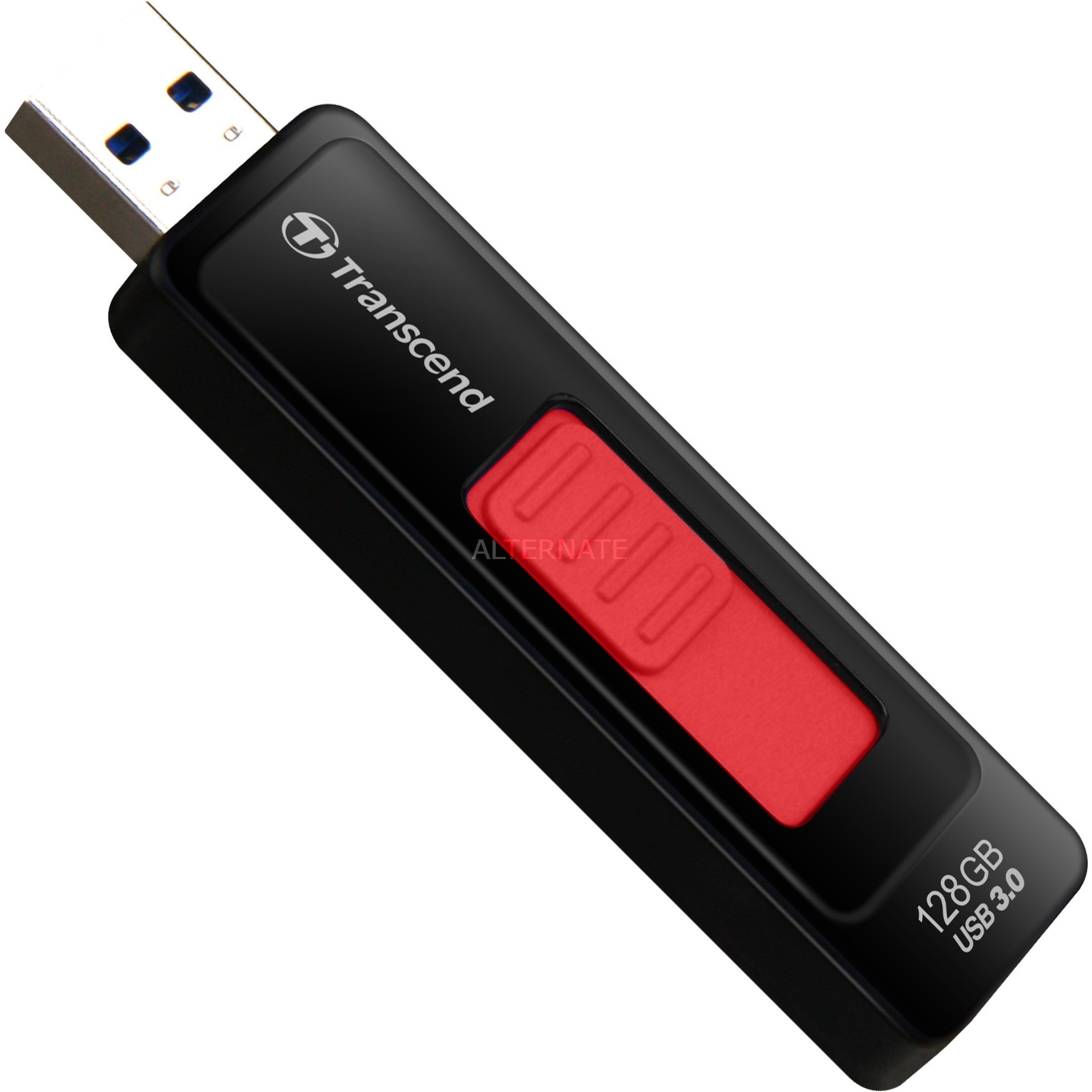 Transcend JetFlash elite JetFlash 760, 128GB pamięć USB USB Typu-A 3.2 Gen 1 (3.1 Gen 1) Czarny, Czerwony, Nośnik Pendrive USB