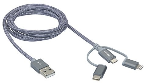 Legrand 050693 USB kabel, 1,2 m Srebrny 050693
