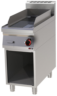 RedFox Płyta grillowa elektryczna chromowana | FTRC 90/40 E FTRC-90/40-E