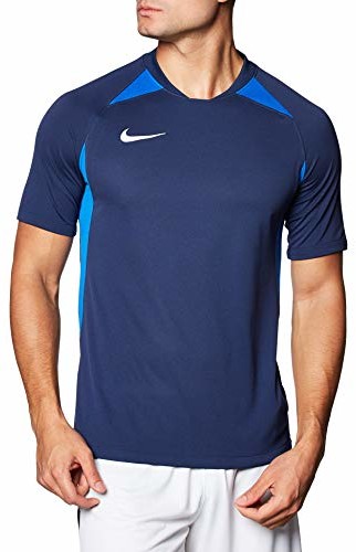 Nike męska koszulka legendowa S/S, północ granatowy/królewski niebieski/biały, S AJ0998-411