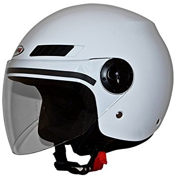 Shiro Jet kask, sh62, GS, biały, rozmiar S 128.0062040S