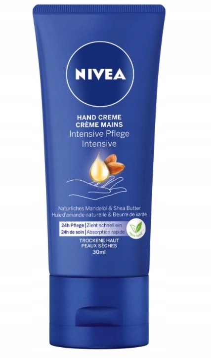 Nivea Intensive, Krem do rąk, 30 ml