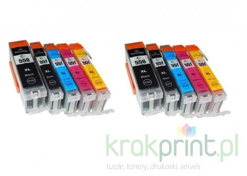 eMPe Tusz eMPe Zamiennik CLI-551M CLI551MP) BK+Bk+C+M+Y CLI551MP