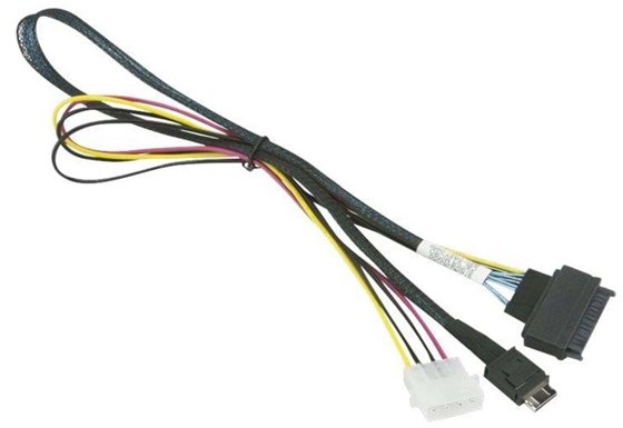 Zdjęcia - Kabel Supermicro CBL-SAST-0956  SAS 0,55 m Czarny CBL-SAST-0956 