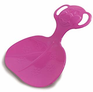 Jamara 460376 460376-Snow Play Śniegownica niedźwiedź uchwyty na głowicy patelni, trwały/elastyczny korpus z tworzywa sztucznego, niedźwiedź w uchwycie, lekka waga tylko 165 g, różowy