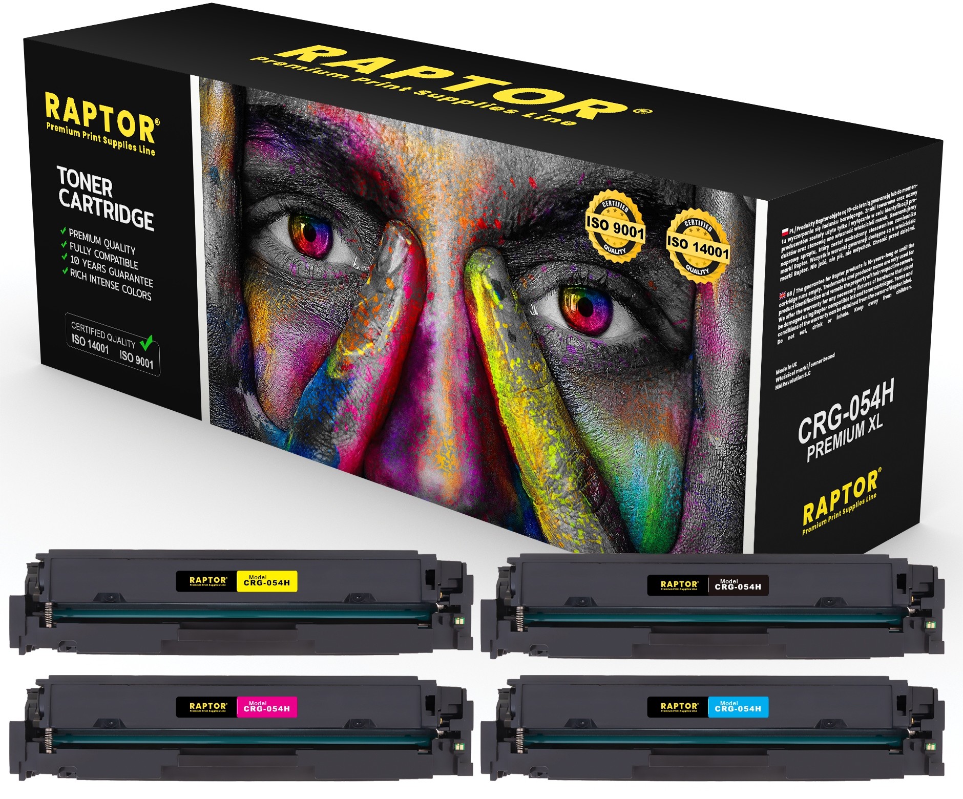 Toner Do Canon i-SENSYS MF641Cw MF643Cdw CRG-054