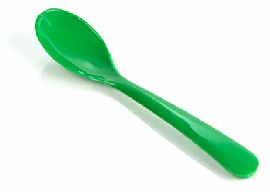 Kimmel 21-000-3304-1 łyżeczka do jajek/łyżeczka dla dzieci duża (6 sztuk), tworzywo sztuczne, zielona