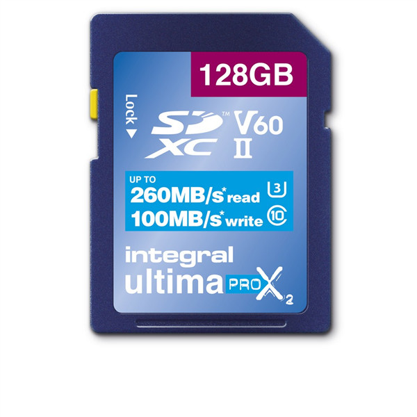 Integral UltimaPro X2 SDXC 260/100MB UHS-II V60 128GB KC_47002-0