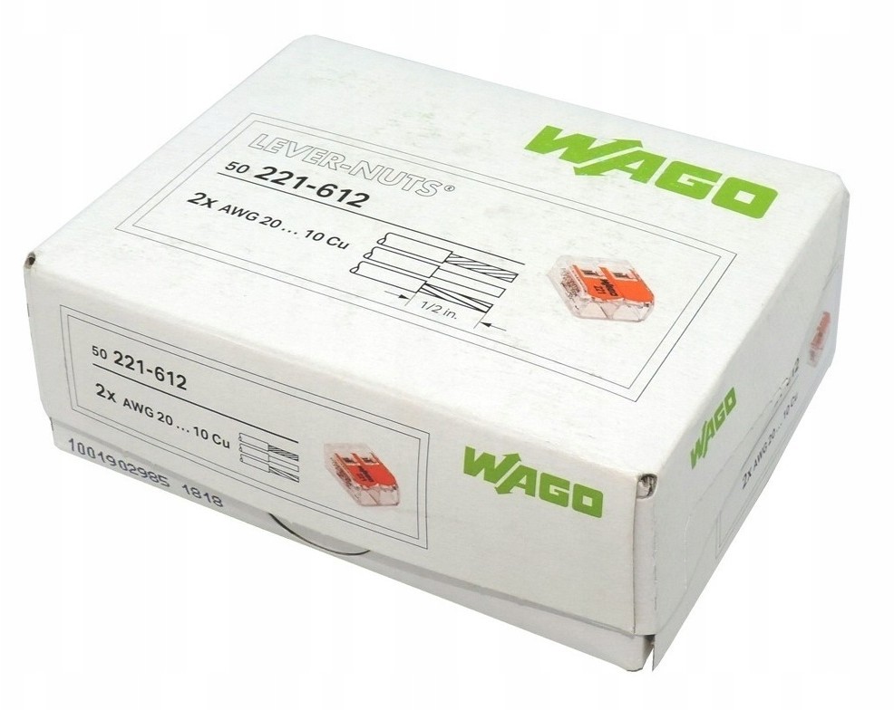 Wago Szybkozłączka Compact 2x0,5-6mm 50szt Uniwer