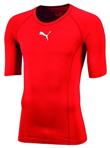 Puma męska ligi Base Layer Tee SS Shirt, czerwony, l 655918 01