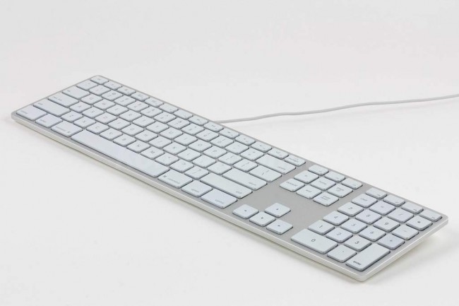 MATIAS Mac podświetlana RGB srebrna (FK318LS-UK)