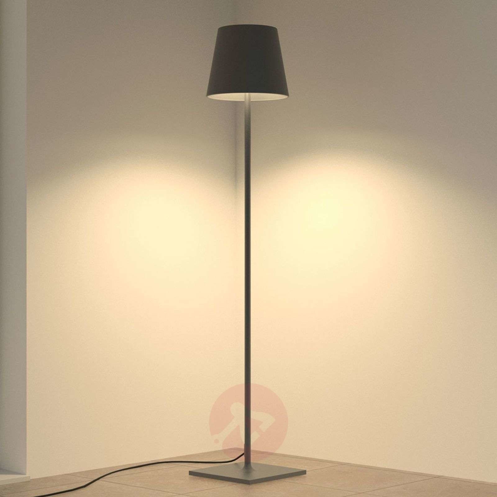 Lampenwelt com Lampa tarasowa Andrei, ciemnoszary klosz