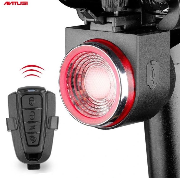 Lampa tył z alarmem i funkcją Stop A8
