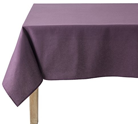 COUCKE obrus kwadratowy Uni Oberżyna, bawełna, 180x180 cm 3152192169519