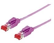 Tecline Category 6 A kablem Ethernet (0,5 m) jasnoczerwony 4048889017043