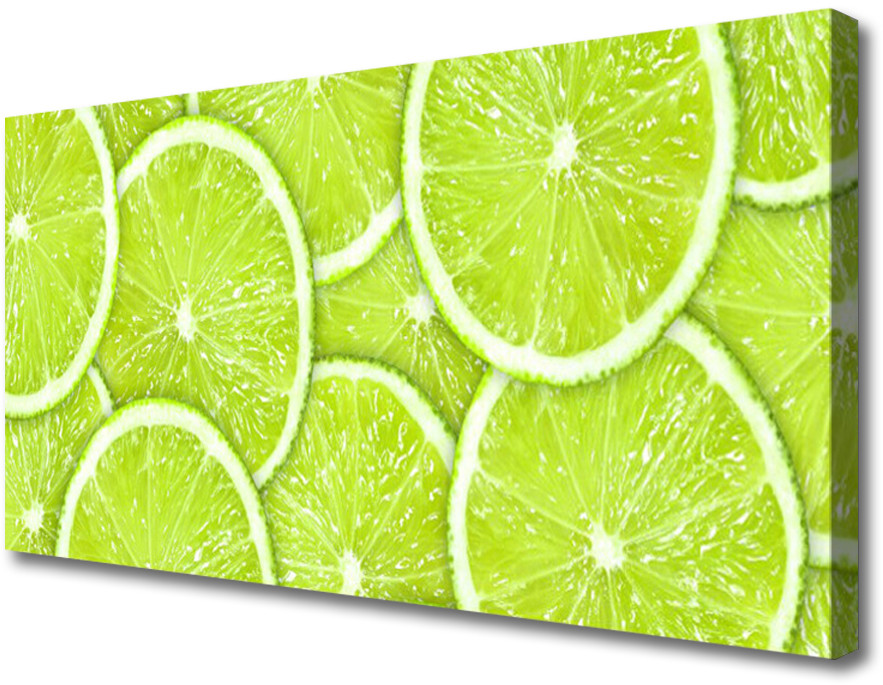 PL Tulup Obraz Canvas Limonka Jedzenie Kuchnia 125x50cm