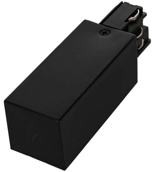 Italux Zasilanie szynoprzewodu uziemienie lewe HT4-L01/BK do 3-fazowej szyny natynkowej 230V czarny __code-62528