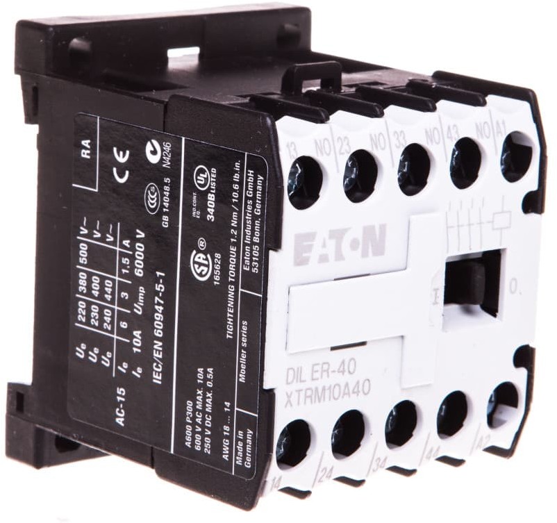 Eaton Stycznik pomocniczy 3A 4Z 0R 230V AC DILER-40 051759