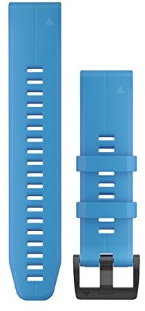 Garmin QuickFit 22 pasek do zegarka Fenix 5 Plus/Fenix 5, silikon, niebieski cyjanowy, 010-12740-03 010-12740-03