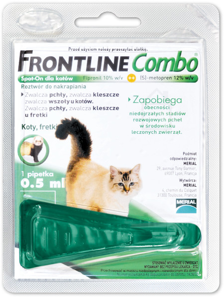 Frontline Merial COMBO Spot-On KOT 1 pipeta Merial