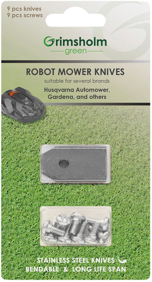 GRIMSHOLM GREEN Noże do kosiarki 9-opak.