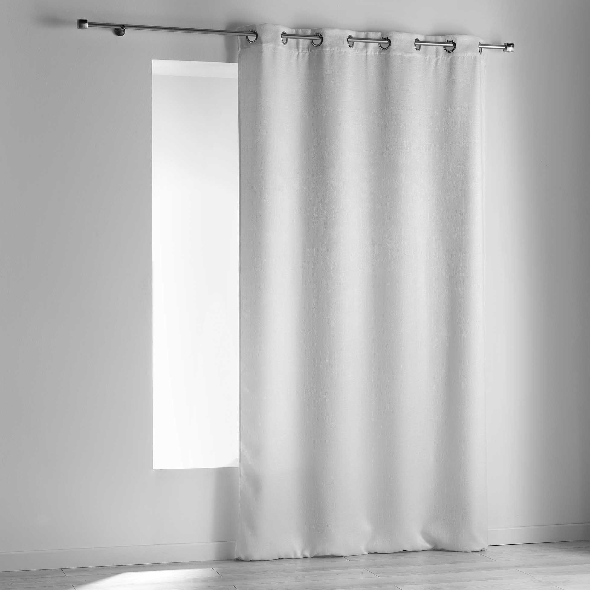 Douceur d'intérieur Douceur dintérieur Zasłona zaciemniająca 140 x 240 cm OPACIA biała B074C3S2FV